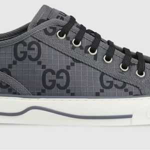GUCCI tennis 1977 size 10 grey brand new